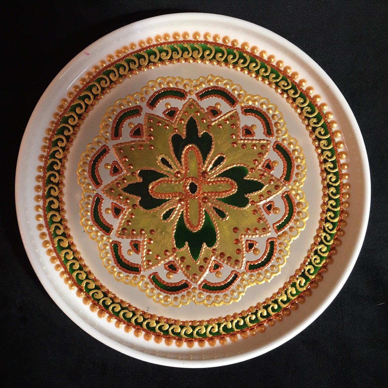 Piatto Mandala n11 - Daina Cassella Mandala Artist