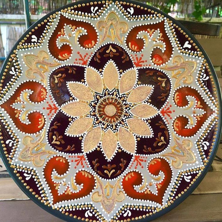 Piatto Mandala n19 - Daina Cassella Mandala Artist