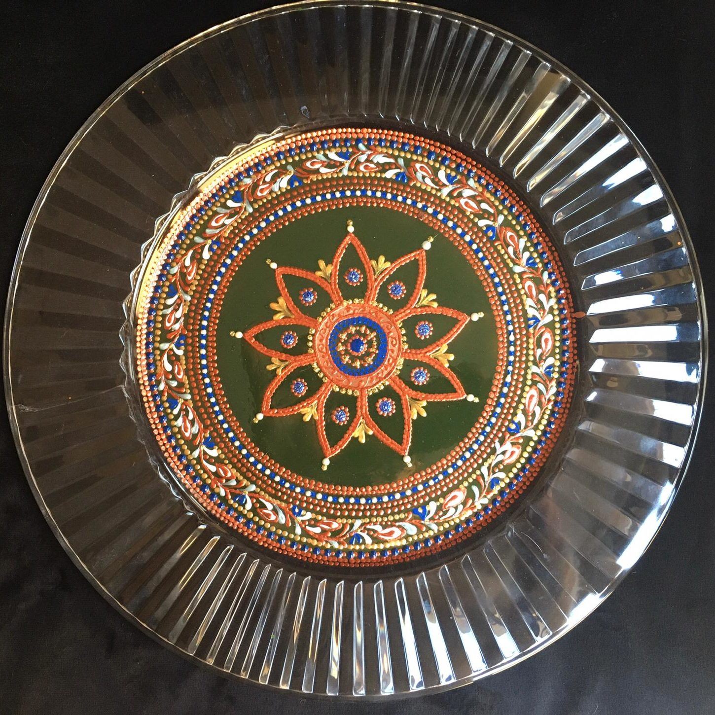 Piatto Mandala n3 - Daina Cassella Mandala Artist