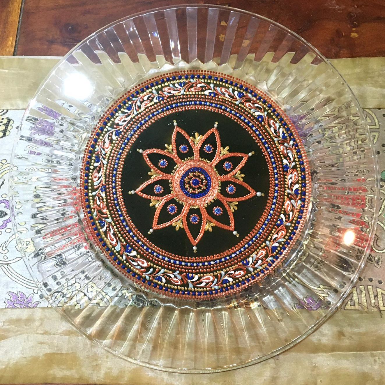 Piatto Mandala n39 - Daina Cassella Mandala Artist