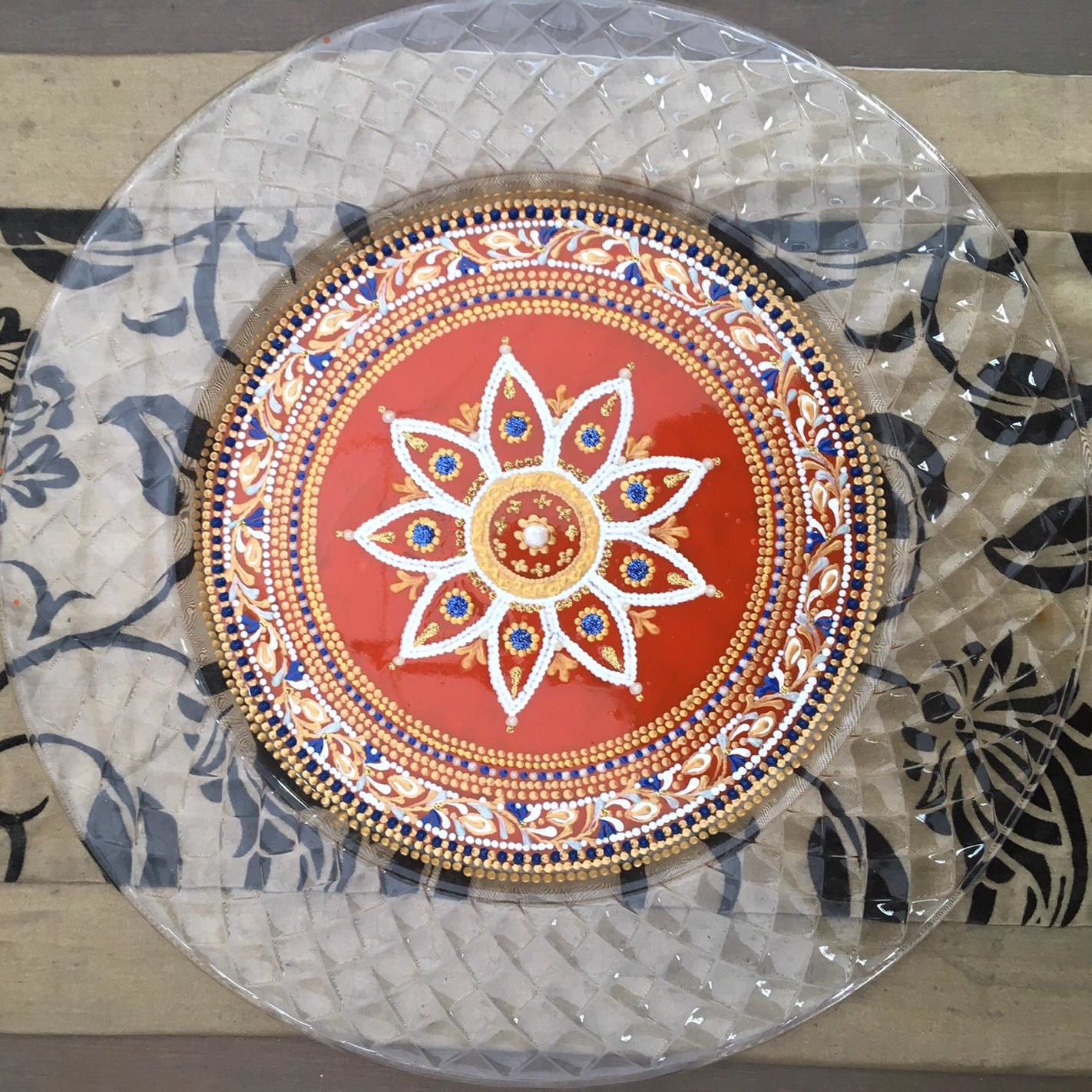 Piatto Mandala n40 - Daina Cassella Mandala Artist