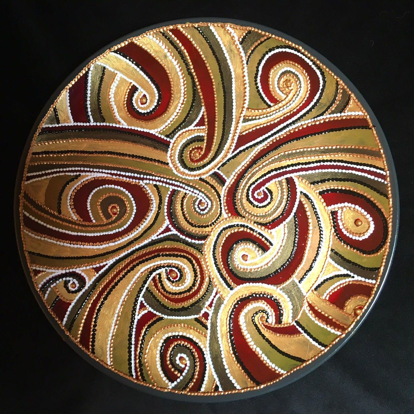 Piatto Mandala n49 - Daina Cassella Mandala Artist