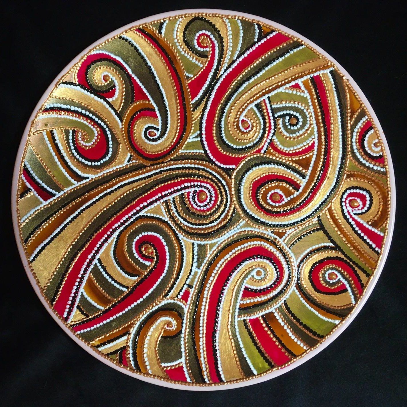 Piatto Mandala n51 - Daina Cassella Mandala Artist