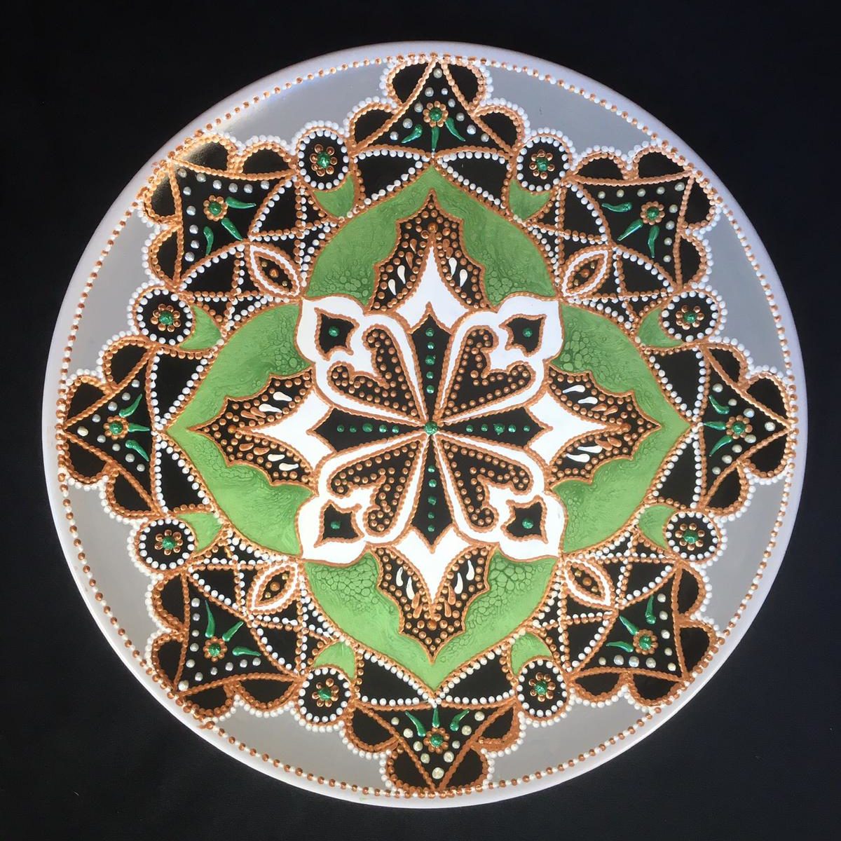 Piatto Mandala n57 - Daina Cassella Mandala Artist