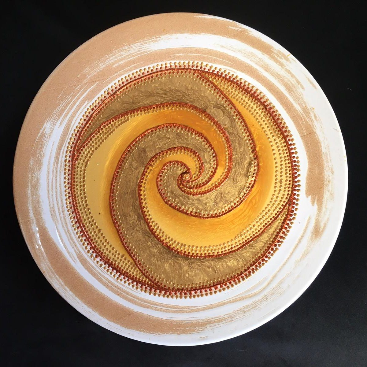 Piatto Mandala n66 - Daina Cassella Mandala Artist