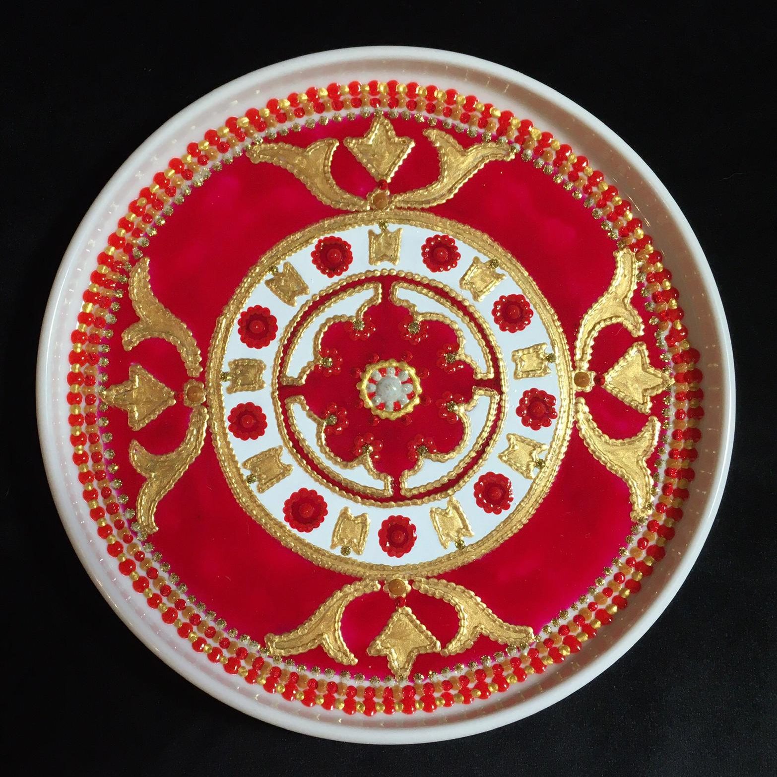 Piatto Mandala n8 - Daina Cassella Mandala Artist