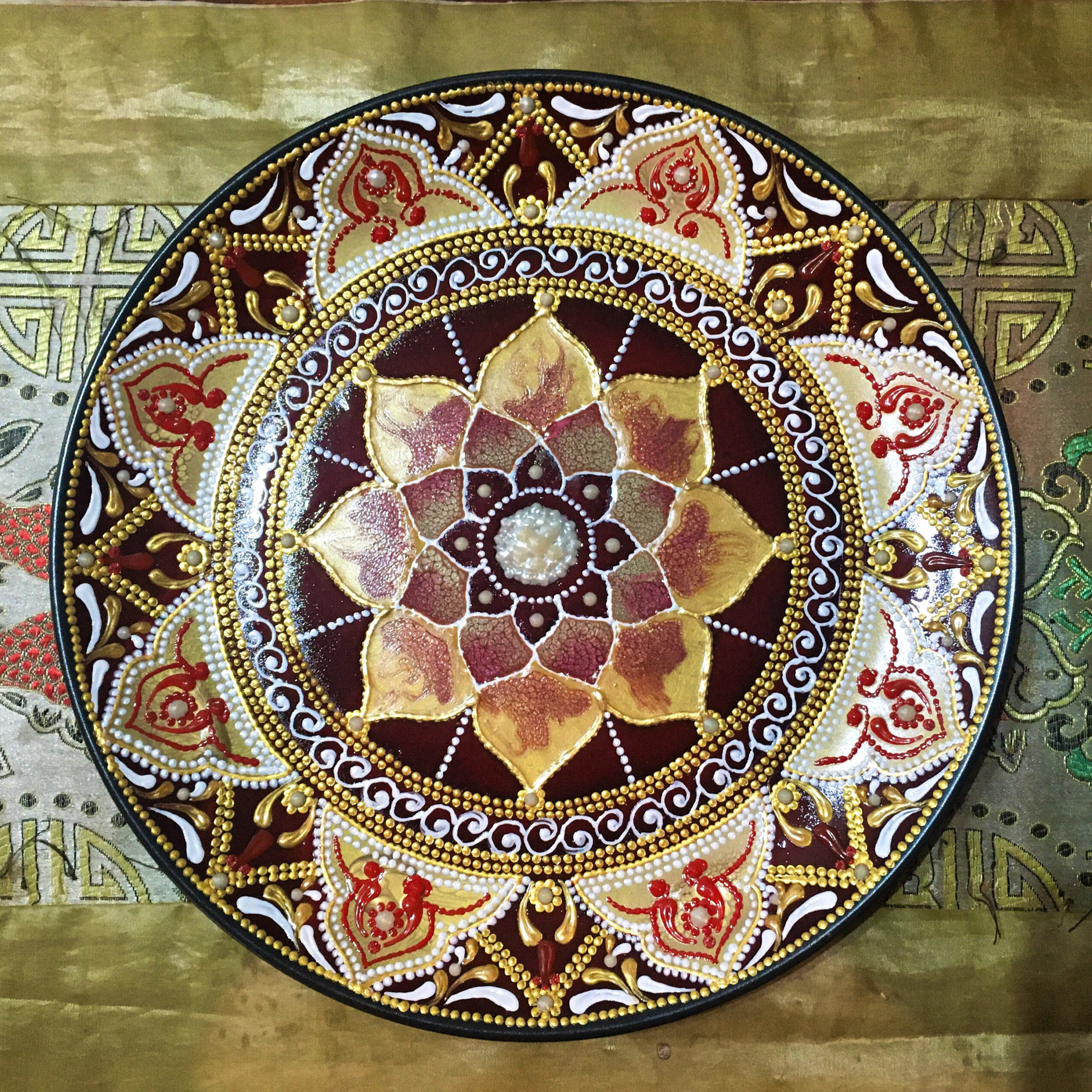 Piatto Mandala n120 - Daina Cassella Mandala Artist