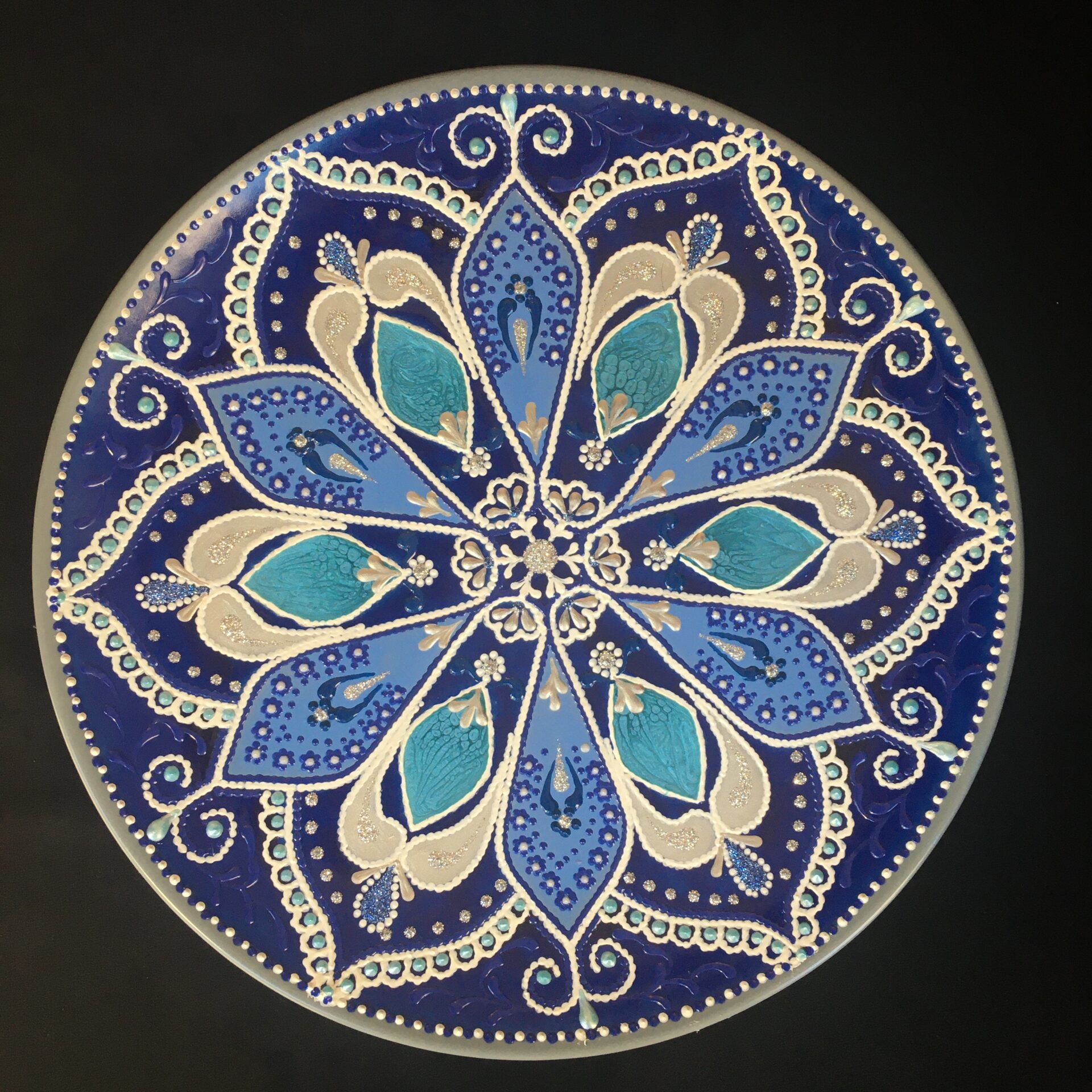 Piatto Mandala n116 - Daina Cassella Mandala Artist