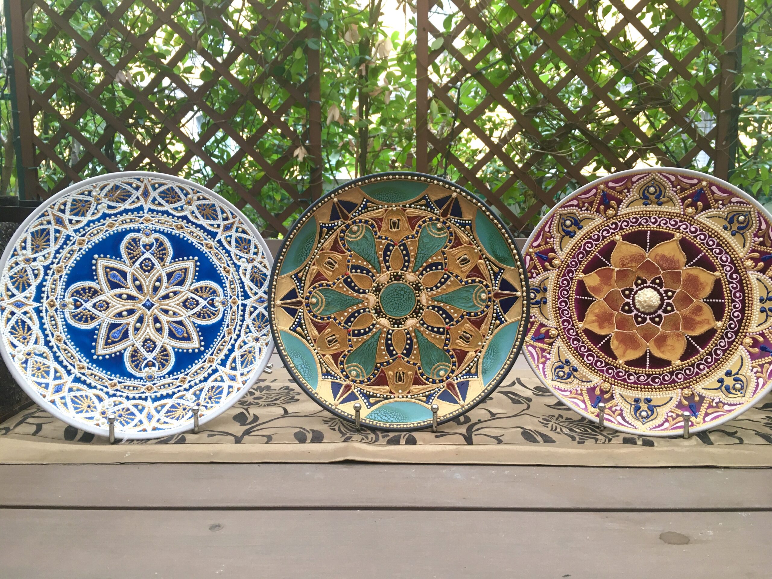 Piatto Mandala n130 - Daina Cassella Mandala Artist