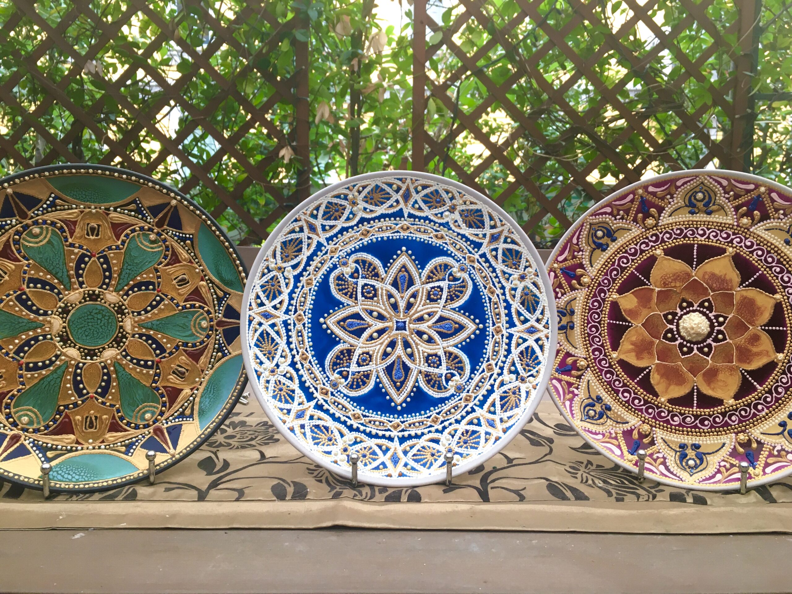 Piatto Mandala n129 - Daina Cassella Mandala Artist