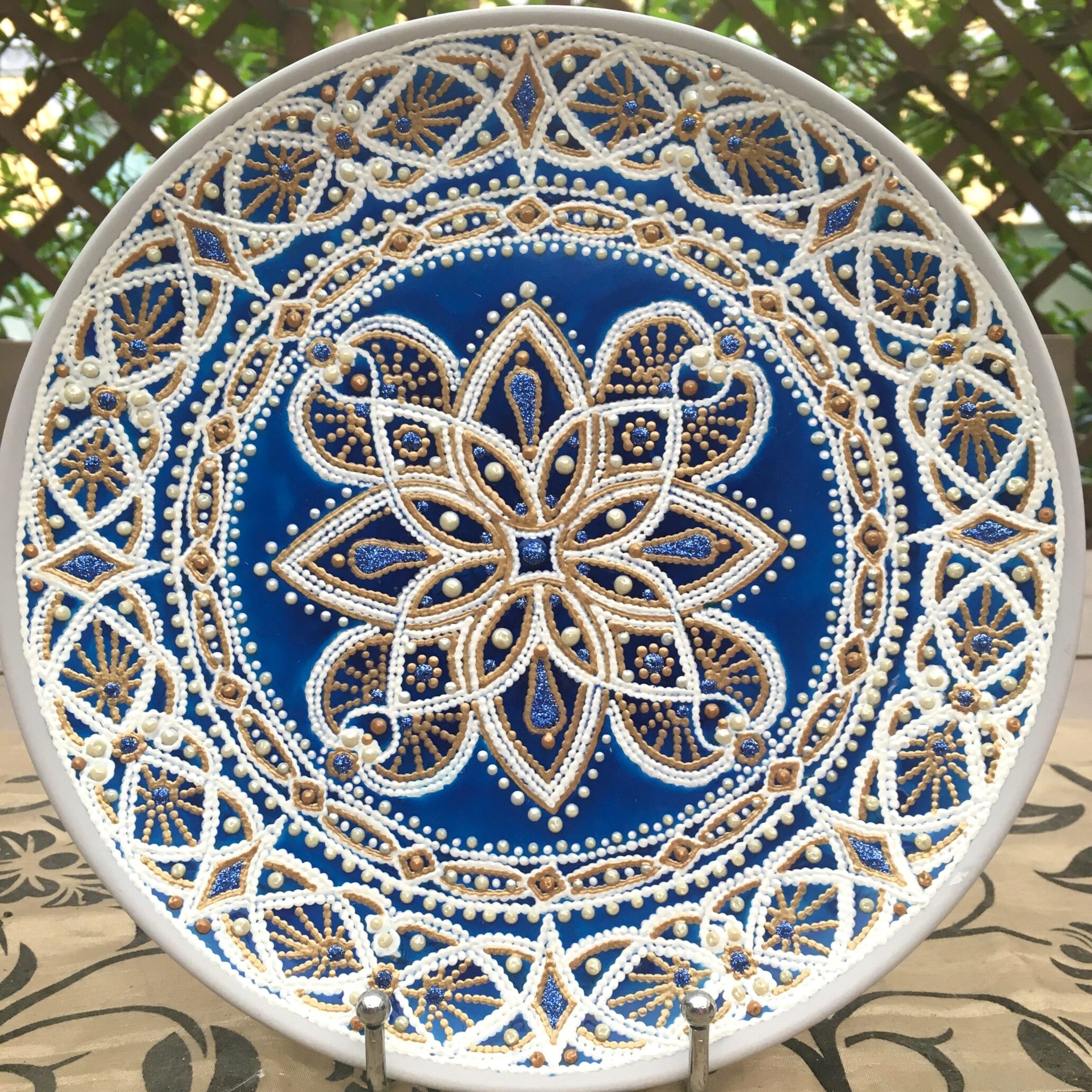 Piatto Mandala n125 - Daina Cassella Mandala Artist