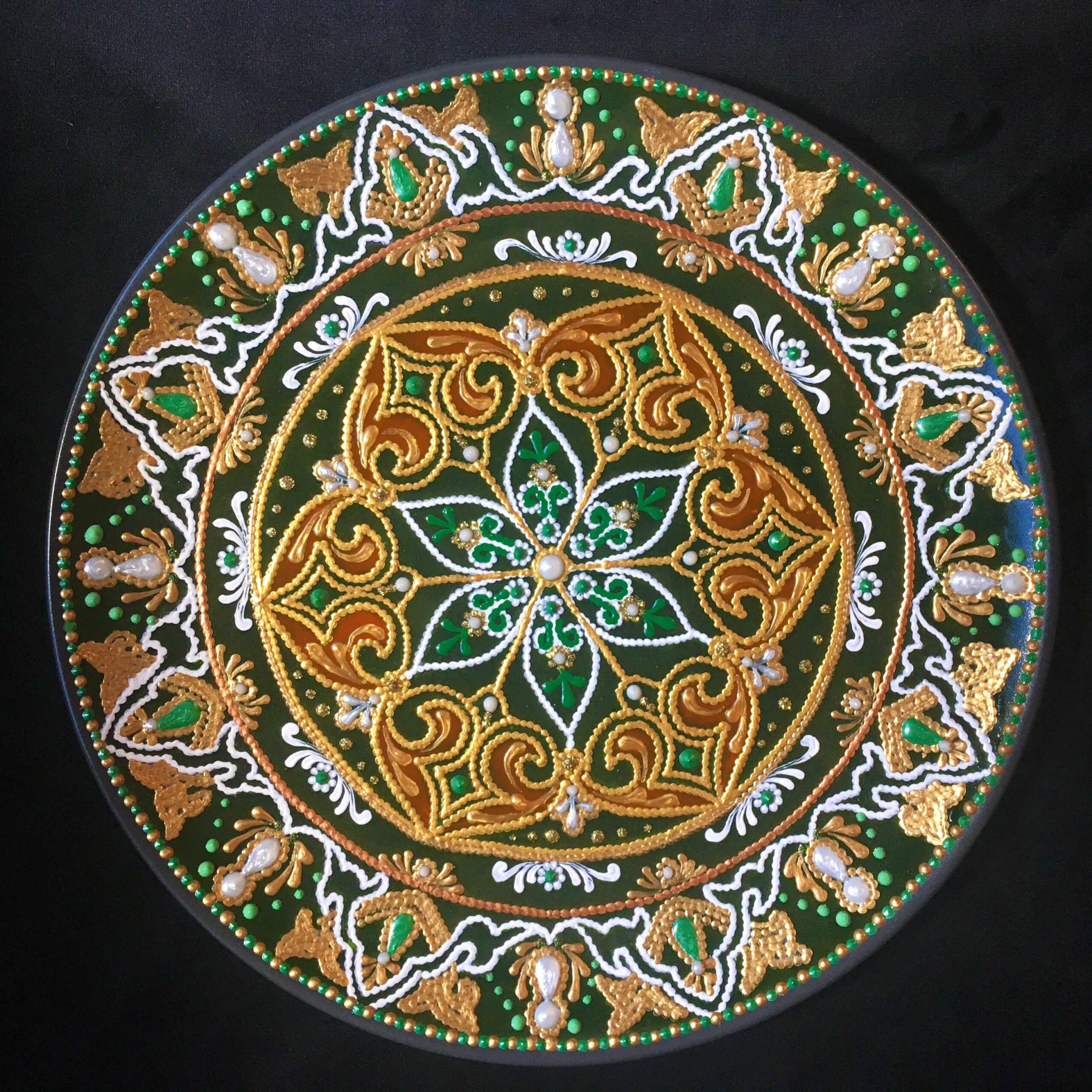 Piatto Mandala n137 - Daina Cassella Mandala Artist