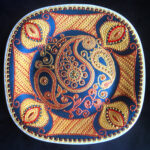 Piatto Mandala n152 - Daina Cassella Mandala Artist